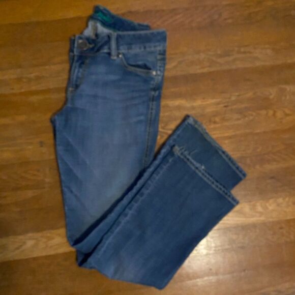 Wrangler Boho Mid Rise Bootcut Western Denim Jeans Size 7/8 32 - Picture 2 of 9